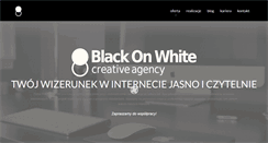 Desktop Screenshot of blackonwhite.pl