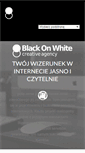 Mobile Screenshot of blackonwhite.pl